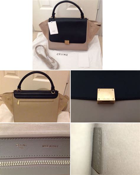 celine trapeze authentic vs fake|celine bag counterfeit.